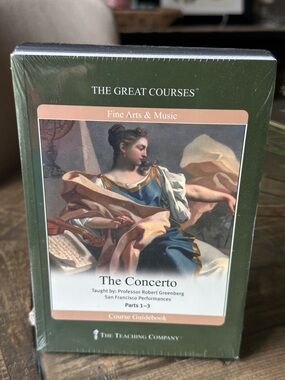 THE GREAT COURSES - The Concerto Parts 1-3 -  DVD’s & Guide Book - BRAND NEW!